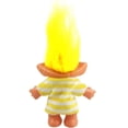 thumbnail image 3 of Lucky Troll Dolls,Vintage Troll Dolls Chromatic Adorable for Collections, School Project, Arts and Crafts, Party Favors - 7.5 Tall Yellow(Include The Length of Hair), 3 of 5