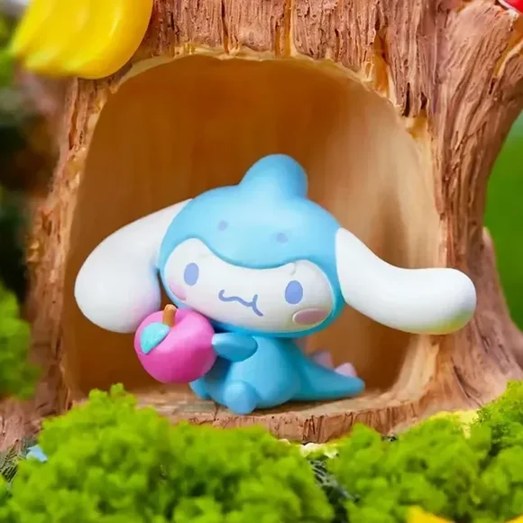 Sanrio Blind Box 2024 Dragon Year Cinnamoroll Pochacco Kitty Melody Kuromi Purin Cosplay Dinosaur Mystery Surprise Box Toy Gift