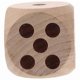 thumbnail image 2 of Wooden Dice Large Wooden Dice Game Dice Props Blank Wooden Dice Wood Point Dice Game Dice, 2 of 3