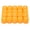 Orange, variant on M Buder 20PCS 6 Sides Number Dice Round Corner Design Plastic Dice Set Board Game Teaching Tools Yellow, Size Approx 0.6 inches / 1.6 cm Per Piece For Math Learning And Entertainment Games