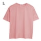 thumbnail image 1 of Camiseta holgada mujer verano cuello redondo manga corta casual top, rosa, l Methold AP001475-13, 1 of 7