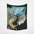 thumbnail image 2 of CADecor Green Iguana Wall Tapestry Wall Hanging Wall Art Home Decor 60x80 inches, 2 of 2