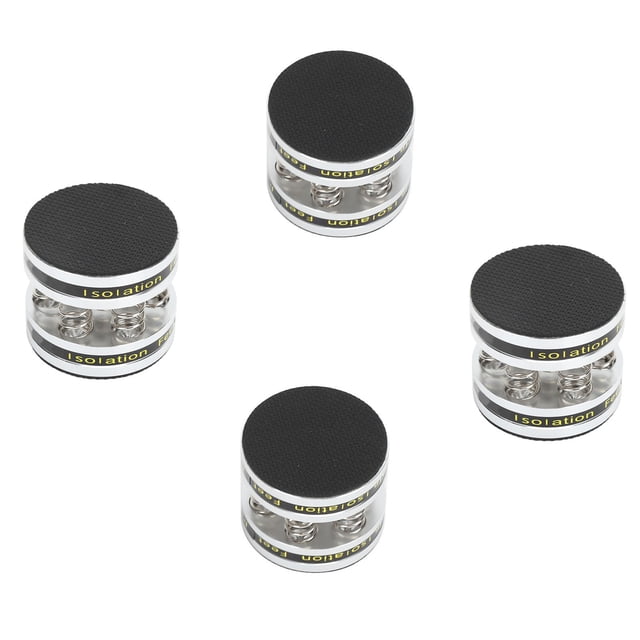 Turntable Isolation Feet Pad Audio Feet Spikes Preffair Speaker Isolation Feet Pad Spring Turntable Audio Feet Spikes Mat For DVD PlayerSilver
