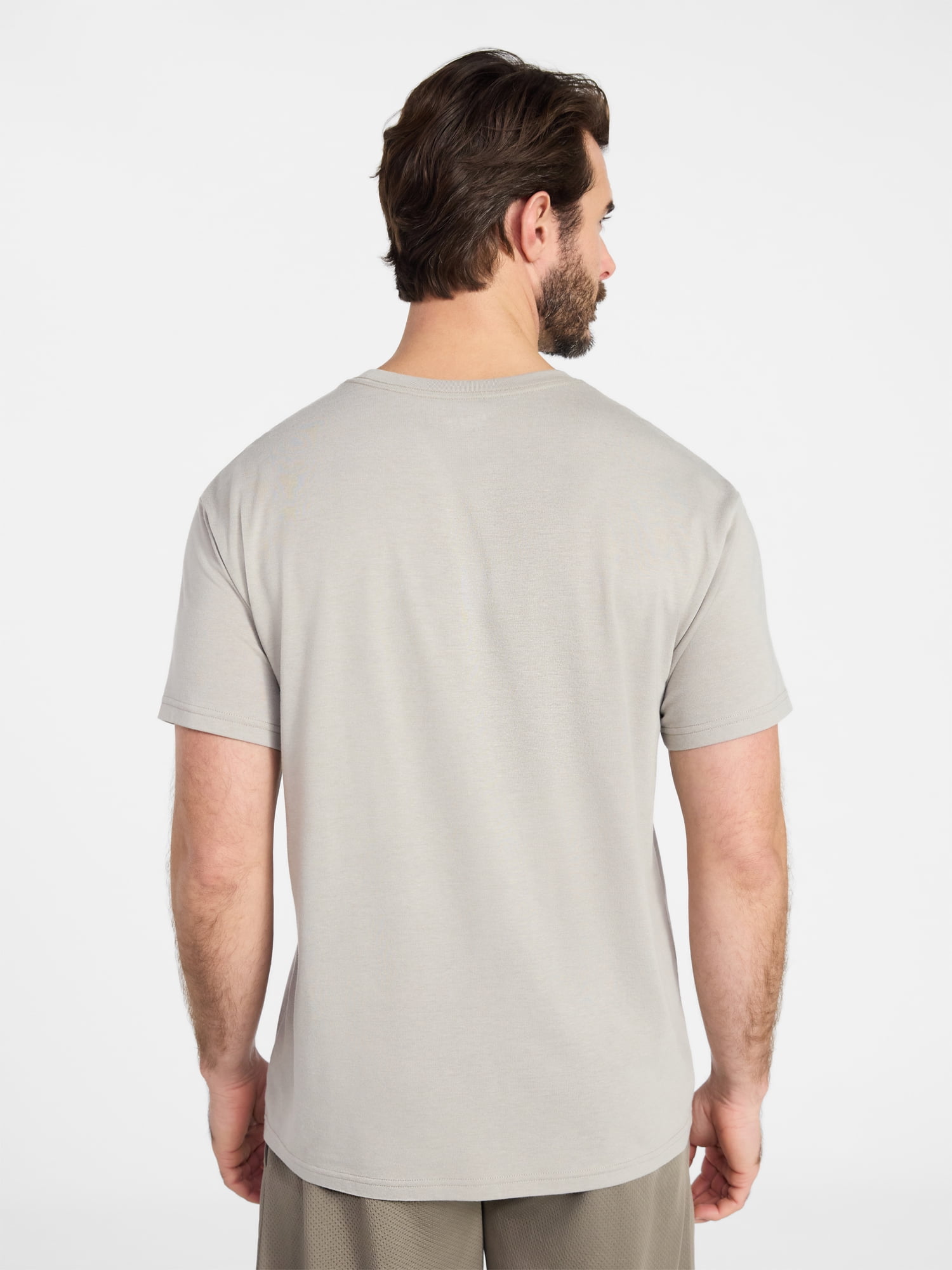Athletic Works Men's and Big & Tall Tri Blend Tee with Short Sleeves, Sizes XS-4XLT