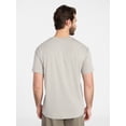 thumbnail image 5 of Athletic Works' Men's and Big Men's Tri Blend Tee with Short Sleeves, Sizes S-4XLT, 5 of 5