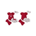 thumbnail image 2 of BemeyourBBs Newborn Baby Girl My First Baseball Season Outfits Letter Bow Print Short Sleeve Romper Ruffles Shorts Skirt Set Headband Socks 4Pcs Infant Girls Summer Clothes, 2 of 9