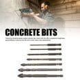 thumbnail image 3 of JUEGO DE BROCA de Perforació de Concreto, 3-12 mm de 7 PCS Masonería Bit Multipurpose Para Ladrillo de AzuleJos de Madera de Vidrio de Cemento, 3 of 7