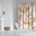 thumbnail image 3 of Waterproof Pioneer Shower Curtain 72x84 Inch Polyester Unique Cute Floral Shower Curtain for Bathroom Hotel Home Decor with 12 Plastic Hooks, 3 of 5