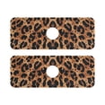 thumbnail image 7 of Yayeee Faucet Mat for Kitchen Sink 14.7" Diatomite Long Splash Guard Pad, Leopard Pattern, 2 Pack, 7 of 7