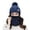 Navy, variant on HNMKIU Women Men Winter Knit Warm Hat Scarf Set Purpose Earflap Windproof Headwear Cozy Neck Gaiter Outdoor Cycling Skiing Travel Accessory Red - One Size