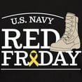thumbnail image 3 of CafePress - Navy RED Friday Boot Dark T Shirt - Men's Classic Graphic Cotton T-Shirt, 3 of 4