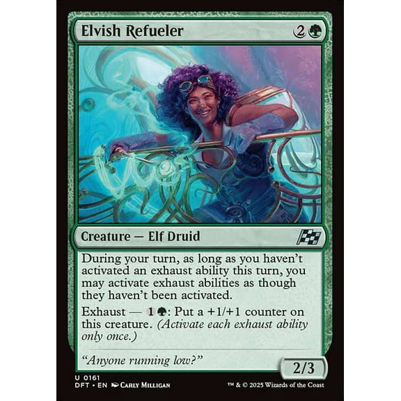 MtG Aetherdrift Uncommon Elvish Refueler #161