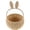 brown#1, variant on Easter Basket with Handle Easter Bunny Rattan Woven Basket Picnic Basket with Rabbit Ear Straw Wicker Easter Egg Candy Basket for Egg Hunt Party Supplies Easter Gift (brown)