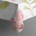thumbnail image 5 of 52x52 Inch Waterproof Square Tablecloth, Thickened Polyester Table Cover for Dining & Parties, Floral Print, 5 of 6