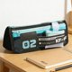thumbnail image 5 of Estuche multifuncional estilo cibernético - diseño de bloques de color, organizador de almacenamiento de gran capacidad, estilo moderno de cabina tecnológica, bolso de papelería masculino con estilo, 5 of 7