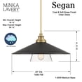 thumbnail image 5 of Minka Lavery - Segan - 1 Light Mini Pendant, 5 of 7