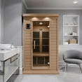 thumbnail image 4 of SteamSpa Home Sauna Room 3 Person Hemlock Wooden Indoor Sauna Spa, 4 of 15