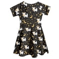 thumbnail image 5 of Yuyamidu Cow Short Sleeve Sundress for Kids Girls 13-14 Moon One-Shoulder Dresses for Party Wear Loose A-Line Dress Soft Basic Skater Dress Toddler Twirly Dresses, 5 of 6