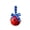 Red, variant on Sktrjpolfis Patriotic Iron Bell Ornament, 5.9in Red White Blue with Star Ribbon for Independence Day Door Decor, 1-Pack