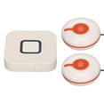 thumbnail image 4 of Botón de llamada de monitoreo para personas mayores Ajuste de volumen de 4 velocidades Buscapersonas inalámbrico ABS para cuidadores Enchufe estadounidense de 100 a 240 V, 4 of 5