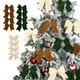 thumbnail image 1 of 4PCS Navidad Bow Ornaments, Christmas Tree Bow Decor, Bow Wreath Arrangement, Gift Box Decoration, Bow Ornaments, Premium Quality, Foldable Design, Wooden Base, for Bedroom, High Volume, 1 of 9