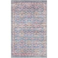 thumbnail image 3 of Transitional Pria Collection Area Rug 3'3" Round - Antique Blue, 3 of 5