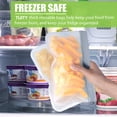thumbnail image 3 of TIJITY 24 Pack Reusable Food Storage Bags, Leak proof Reusable Freezer Bags for Food Storage Home Organization Travel Salad Fruit Sandwich Snack Baggies, 3 of 7