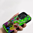 thumbnail image 1 of Cartoon R-Rick Funny Phone Case For IPhone 11 12 13 14 15 16 Plus Pro Max Mirror Acrylic PC TPU Cover z1 iphone 13 Pro Max, 1 of 6