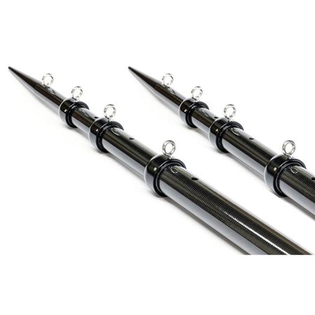 Graphite Outrigger Tigress 88976 18 ft. Carbon Graphite Telescoping Outrigger Poles - 1-0. ...