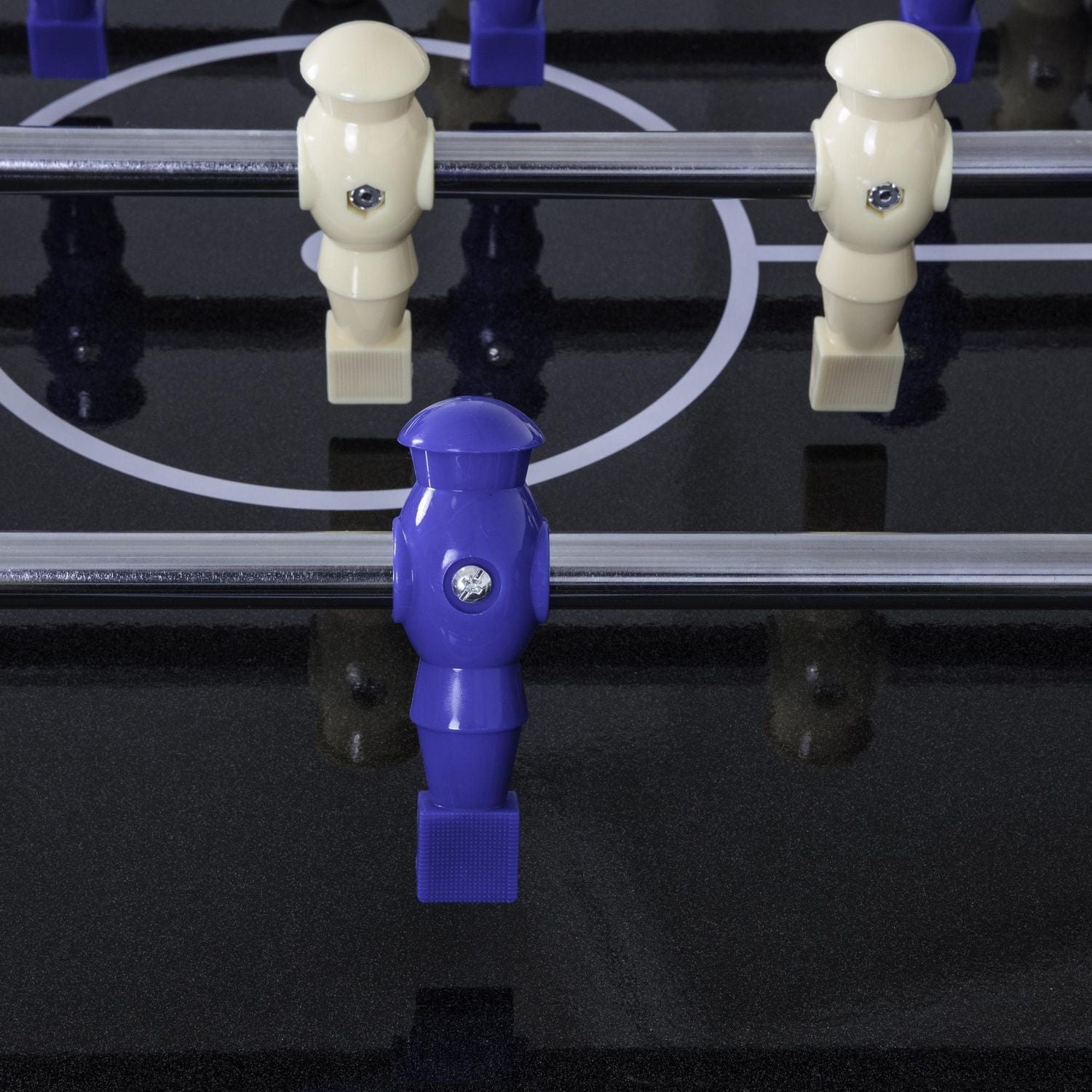 Table soccer ATOMIC Azure DEL Light Up 58 po noire