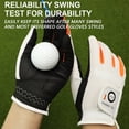 thumbnail image 4 of FINGER TEN Golf Gloves Junior Kids Youth Toddler Boys Girls  Dura Feel White Blue Red Yellow Golf Glove Extra Value 1 Pair Age 4-11 Years Old, 4 of 6