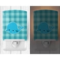 thumbnail image 2 of Caroline's Treasures BB8890CNL Nautical Whale #2 Ceramic Night Light, 6x4x3", multicolor, 2 of 2