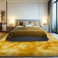 thumbnail image 5 of ZENELESS Large Fluffy Area Rugs for Living Room,8x10 Shag Rectangular Carpets for Bedroom, Tie-Dye Yellow, 5 of 7