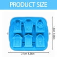 thumbnail image 3 of Clearance Ice Cube Mold under $5 3D Halloween Coffin With Silicone Tray For Candy Ice Cube Jelly Mini Cake Soap Crayon Melt Baking Bar, 3 of 9