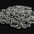 thumbnail image 5 of 200Pcs 4mm Antique Tibetan Silver Daisy Spacer Metal Beads for DIY Jewelry Makings, 5 of 6