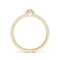 thumbnail image 2 of ANGARA Natural Diamond Criss-Cross Engagement Ring in 14K Yellow Gold for Women (Size-3.5mm| Color-I-J| Clarity-I1-I2) | April Birthstone, Anniversary, Jewelry Gift for Women | Natural Diamond Ring, 2 of 12