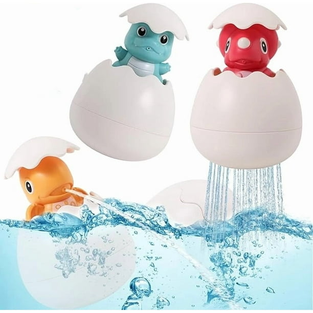 Baby bath water toy - 4 pcs Baby Easter Eggs Toys for Toddlers 1-3, Easter Basket Stuffers for Babies, Baby Bath Toys, Easter Gifts for Girls, Boys