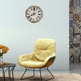 thumbnail image 2 of SHISUYAN Retro Wall Clock Vintage Round Decorative Wall Clock Silent Non-Ticking Clock, 2 of 9