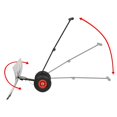 thumbnail image 2 of vidaXL Manual Snowplough with Wheels 100x44 cm, 2 of 4