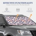 thumbnail image 4 of Fotbe Tropics Palm Trees 2-Piece Car Windshield Sun Shade | Sun Blocker for Car Windshield | Foldable Automotive Interior Accessories for Sun Protection-Small, 4 of 7