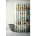 thumbnail image 6 of Whimsical Kitten Shower Curtain - Playful polyester fabric, vintage clawfoot bathtub design with bubbles and pink roses, includes 12 hooks, adorable cat lover bathroom decor, fun shower curtain, 6 of 10