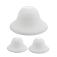 thumbnail image 6 of WHAMVOX 3pcs Replacement Plastic Lamp Shade for Ceiling Fan Light Small Lampshade for Table Lamp Bell Lamp Shade for Floor Lamp Decoration, 6 of 8