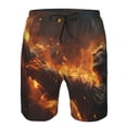 thumbnail image 3 of Fotbe Cool Fire Man Trajes de Baño Estampados para Hombre, Shorts de Verano de Secado Rápido, Ropa de Playa, Bañadores-Medium, 3 of 6
