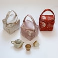 thumbnail image 1 of Bolsa de tela con brocado para una tetera y dos tazas, bolsa para tetera, bolsa de regalo, funda para cuenco, taza para hombre, bolsa de tela de algodón para almacenamiento, 1 of 5