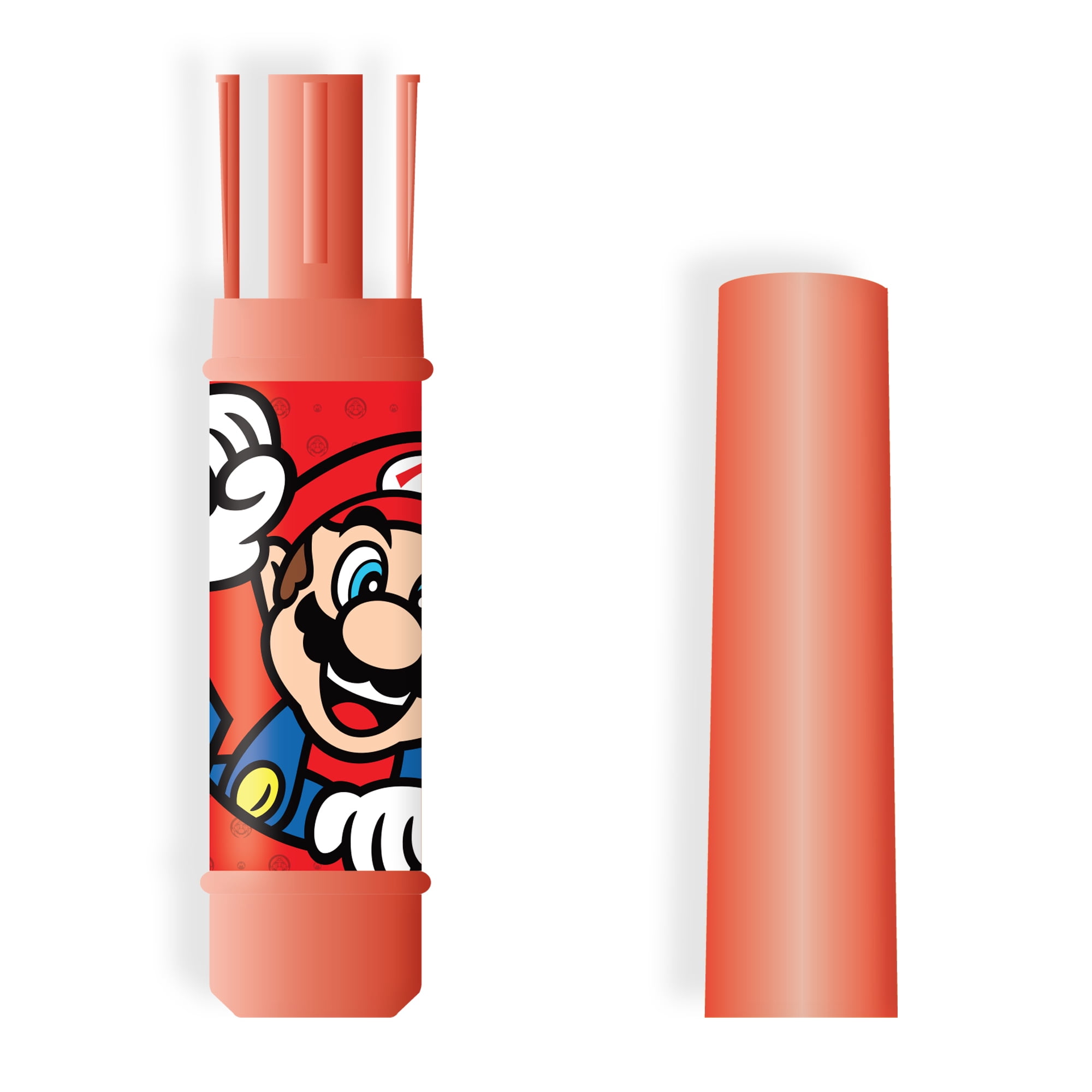 Nintendo Super Mario Bros. Jumbo Sidewalk Chalk Set with Holders, 4 Chalk Sticks