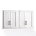 thumbnail image 2 of Crosley Furniture Savannah Armoire de Rangement Murale 2 Pcs en Blanc, 2 of 10