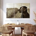 thumbnail image 3 of Elephant Stock Black Lab At The Beach Wall Art - Horizontal Multi Panel Canvas - Living Room Wall Decor - Animal Multi Panel - Black And Brown Decor By Jim Dratfield - 65" x 42", 3 of 8