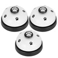 thumbnail image 2 of 3Pcs Pet Toy Training Tools, Pet Training Bell, Durable for Training Bell Dog White, 2 of 7