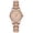 XZ-RosePink, variant on Watch for Woman Minimalist Diamond-Accented Watch with Quartz Movement, Rose Gold Stainless Steel Band Waterproof watch for Woman Perfect Gift