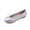 shoes 172#Silver, variant on oqasdz Women Casual Shoes Ballerina Slip On Trainers Comfort Breathable Non Slip Ballet Shoes with Bow Design Fashion Lightweight Summer Outdoor